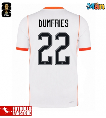 Nederländerna Denzel Dumfries #22 Bortatröja VM 2026 Kortärmad